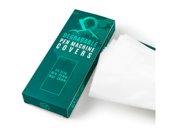 Барьерная защита AVA PEN MACHINE COVERS DEGRADABLE WHITE, 100 шт