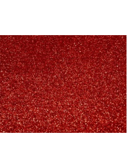 Фоамиран Глиттерный, лист 20х30 см, цвет красный