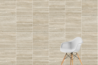 CITYSTONE, керамогранит, 60x60 см, Травертин Линейный Матовый Ректификат (9мм), K951840R