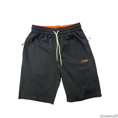 Шорты Corteiz Black/Orange (S, M, L, XL)