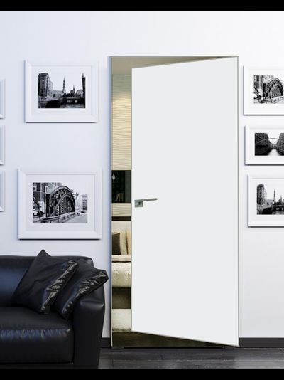 Дверь без наличников от себя 700 Alum реверс