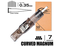 7 CMLT/0.35 - Curved Magnum Bugpin Long Taper "EZ FILTER"