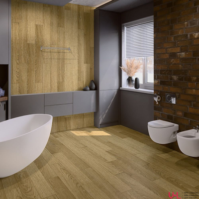 SPC ламинат Damy Floor Family Дуб Золотой / Golden Oak 190902EL-07F 43 класс толщина 4.0 мм с фаской замковый 2.635 м2