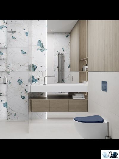 Инсталляция для унитаза Creavit GR5003.01 с кнопкой ARC GP8002.05 сине-серая, Steel Blue, матовая