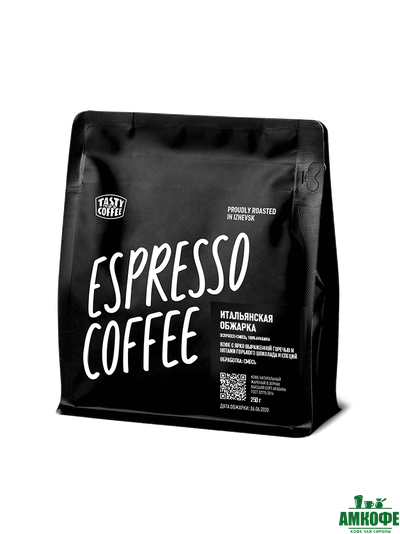 Итальянская обжарка 100% Arabica, 250 гр.