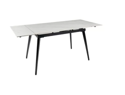 DTM0101CS Стол обед. расклад. WHITE MARBLE MATT 140, керамич. столешница купить в Ялте