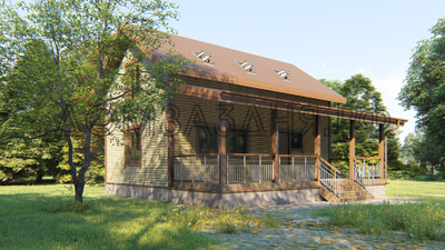 Коттедж 9,5x6