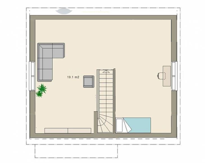 ДЖ-17 ЖИЛОЙ ДОМ: ГАБАРИТНЫЕ РАЗМЕРЫ: (8.5Х7.5М) 1,5 ЭТАЖА, ОБЩАЯ ПЛОЩАДЬ: 127.5М²