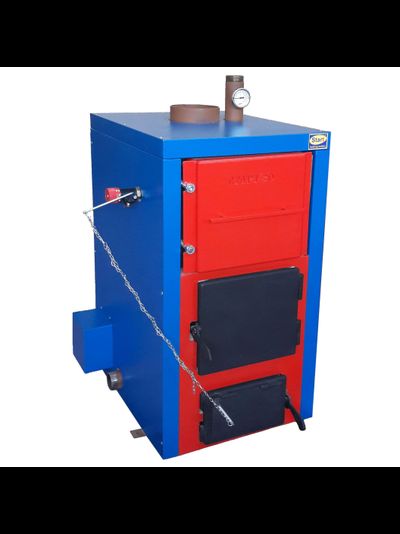 Твердотопливный котел СТАРТ-20-v4 (левый) + регулятор