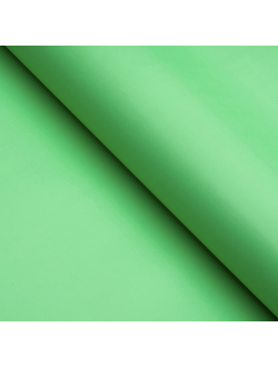 Матовая однотонная бумага зелёная 49*70