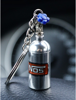Брелок «Закись азота», металл ХРОМ