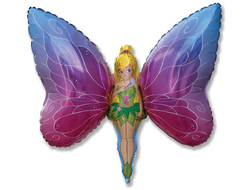 Фольгированный шар "Леди Бабочка"