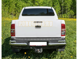 Защита заднего бампера Toyota Hilux