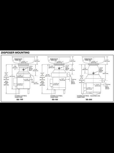 Промышленный Измельчитель пищевых отходов InSinkErator SS-300