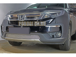 Защита радиатора Honda Pilot 2018- chrome низ PREMIUM