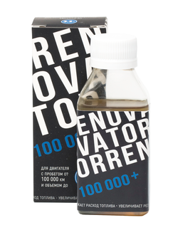 Добавка для увеличения ресурса двигателя с пробегом от 100 000 км и объемом до 3,2 л RENOVATOR