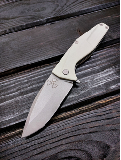 Складной нож  URAN R сталь AUS 10, рукоять G10, цвет белый