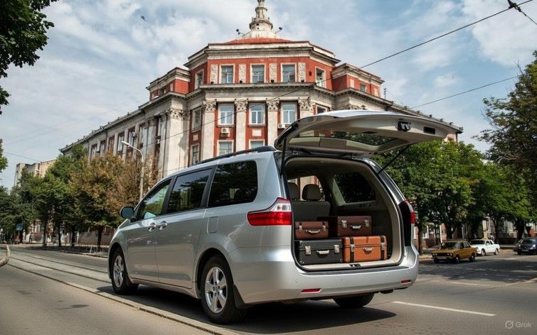 Минивэн такси из Кишинева в Кривой Рог для большой семьи.