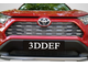 Защита радиатора сотовая для TOYOTA RAV IV (2019-) XA50 (верх+низ) (3DDEF)