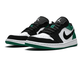 Nike Air Jordan Retro 1 Low White Black Mystic Green (Зеленые) сбоку