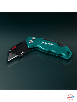 Складной металлический универсальный нож Kraftool 09242