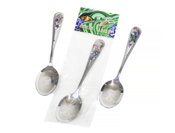 Ложка чайная с самоцветами