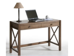 Стол письменный из массива сосны, окраска под тик Derry