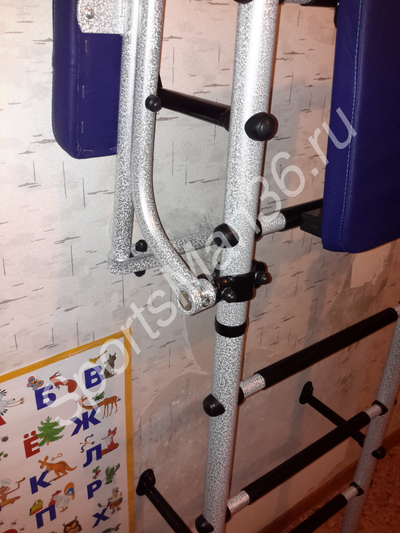 Крепление брусьев на ДСК модель "Атлет"