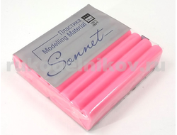 полимерная глина "Сонет", цвет-пастельно-розовый, брус 56 грамм