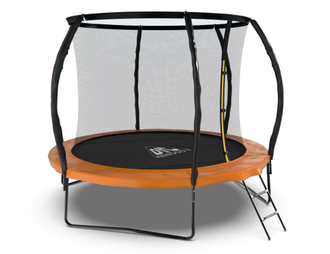 Уличный батут DFC TRAMPOLINE KENGOO II 10FT (3,05 метра) с внутренней сеткой и лестницей