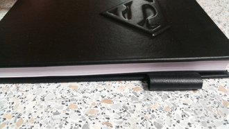 Мужской кожаный ежедневник "Супермэн"