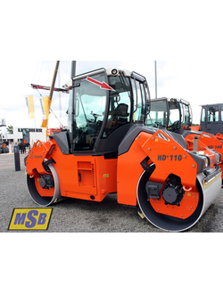 Стекло заднее левое на Hamm HD+90, Hamm HD+110, Hamm HD+140