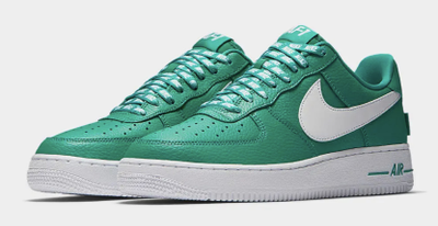 Nike Air Force 1 Low White Green (Белые) Арт 20 новые