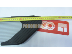 Пороги подножки "Classik Silver" 2100 мм для Lada LARGUS I 2012-