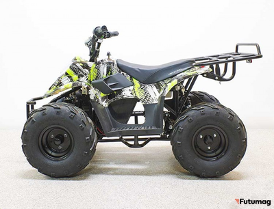 Квадроцикл GreenCamel Gobi K51 (30Ah 36V 800W R7 Цепь) быстросъем, ножной тормоз, pеленый экстрим