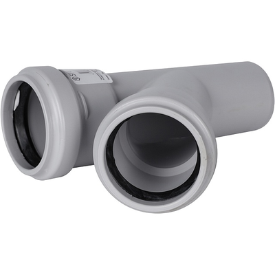Тройник канализационный STOUT D 58х58 / 45° бесшумный (Арт. SKB-0015-585845)