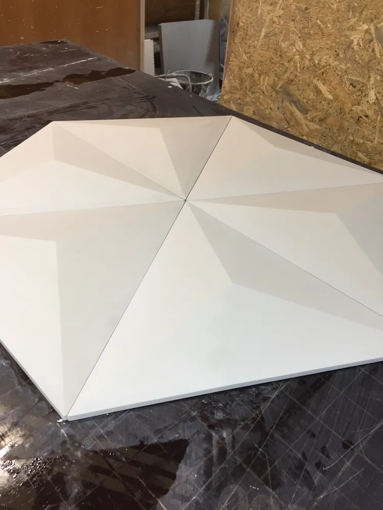 Панели "Треугольник" - проверка геометрии перед упаковкой