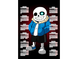 Календарь настенный Андертейл, Undertale №5