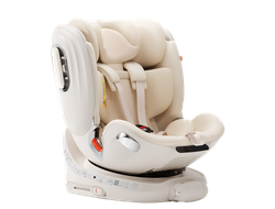 Автокресло 0-25 кг i-Size Welldon Smarturn Lux (Ivory) молочный