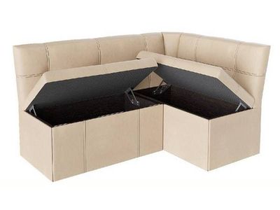 Скамья угловая Квадро тип 3 Коричневая (Бонмебель)