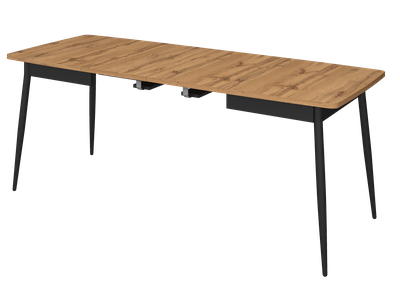 Обеденный стол Орфей 28.4 (03) Дуб Вотан-Черный