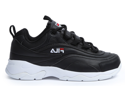 Кроссовки FILA RAY Черно-белые женские (36-41)