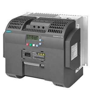 6SL3210-5BE31-8UV0 SINAMICS V20 380-480 V 3AC -15%/+10% 47-6 Rated power 18.5 kW with 150% overload for 60 sec. small output overload: 22 kW
