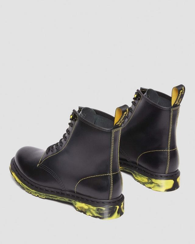 Ботинки Dr Martens 1460 Marbled Sole Black