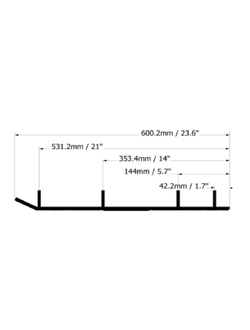 Коньки лыж Sledex для Yamaha Sledex A-04-0-4-614 для: VK 540 (1995-2004) VENTURE TR (1996-1998) и другие модели (88T-23731-00-XX, 88T-23731-00-00, 8AC-23731-00-00)