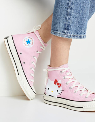Кеды Converse x Hello Kitty Chuck 70 Pink