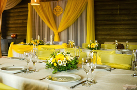 Оформление свадьбы в ресторане "Грин Клаб"