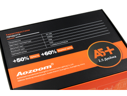 Билед модули Aozoom A5+ 2025 2.5 дюйма, 2 чипа, 5500K, 12V, 59W/52W, съемное гаечное крепление (комплект, 2шт)