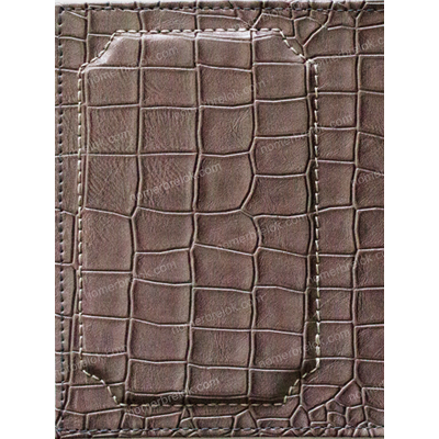 «КРОКОДИЛ» КОЖАНАЯ ОБЛОЖКА ДЛЯ АВТОДОКУМЕНТОВ В КОМПЛЕКТЕ С ЛИНЗАМИ. ЦВЕТ: ТЁМНО-СЕРЫЙ.