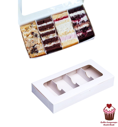 Коробка для дегустационных наборов и эскимо 25х13х4 см